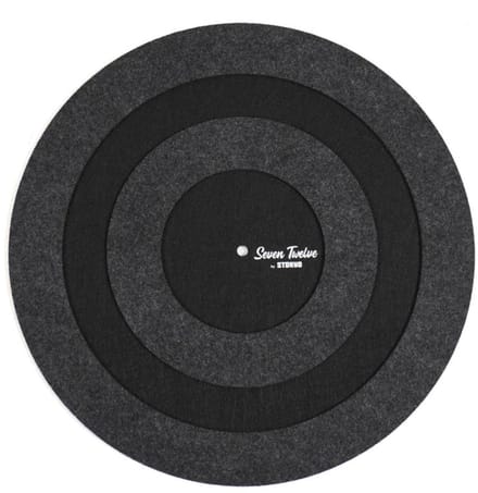Stokyo Seven Twelve Graphite Slipmat - Slipmat voor platenspeler