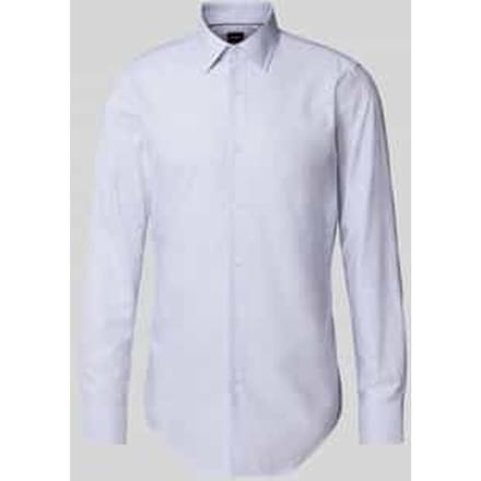 Slim fit zakelijk overhemd van mix van katoen en lyocell model 'HANK'