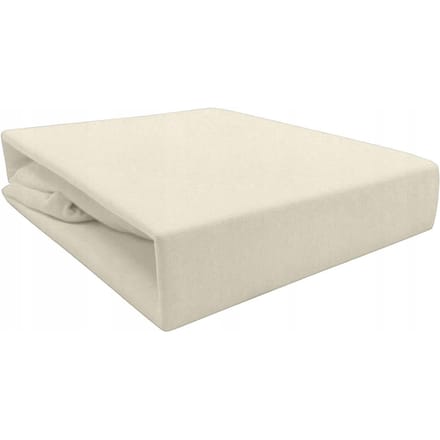 SKAN - Hoeslaken - Jersey - 90x200 - Krem
