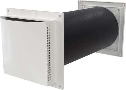 Muurdoorvoerset Aero 125dB compleet wit