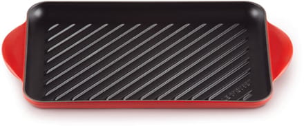 Le Creuset Grillplaat Tradition - Kersenrood - 32 x 22cm
