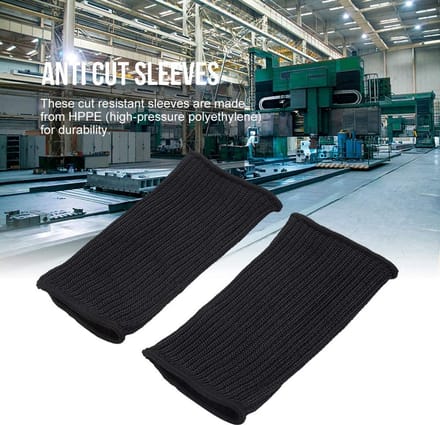 Cut Resistant Sleeves, 1 Pair Cut Resistant Sleeves Anti-cut Armguard Cutting Crab Protection, default