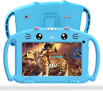 White-Label® Kindertablet Vanaf 3 Jaar - Tablet Kinderen - Kinderspeelgoed - Blauw