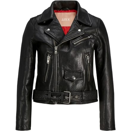 Leren jas voor vrouwen JJXX holly biker