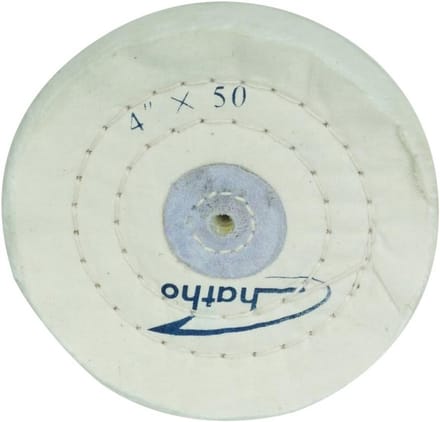 Polijstschijf Flanel 100 x 15 mm voor Metaal en Kunststof