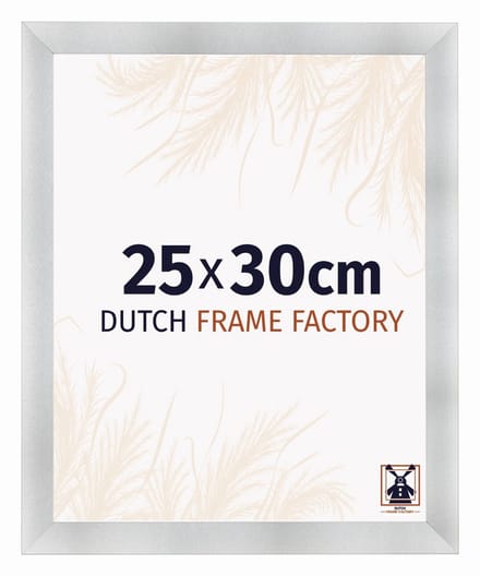 Fotolijst 25x30 cm - MDF - Aluminium Geborsteld - Praag