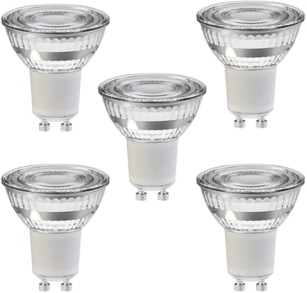 5 PACK - GU10 3,6w, 345 Lumen, 2700K-1800K (Warm Tone)