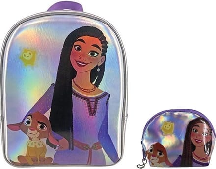 Disney - Wish - Asha en Valentino Schooltas + Portemonnee