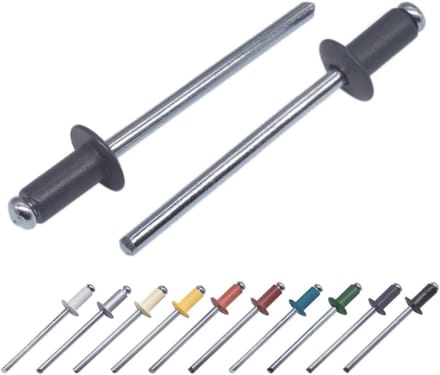 1000 Stuks Gekleurde Blindklinknagels 3,2 x 8 mm Aluminium en Staal
