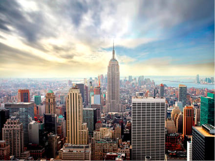 Fotobehang - View on Empire State Building - NYC.