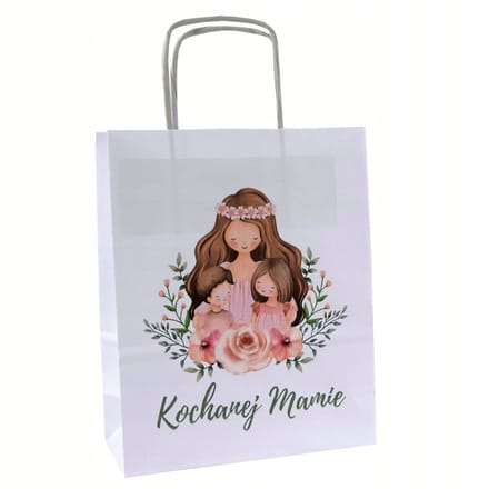 Papieren cadeaus voor mama - 18x8x22cm