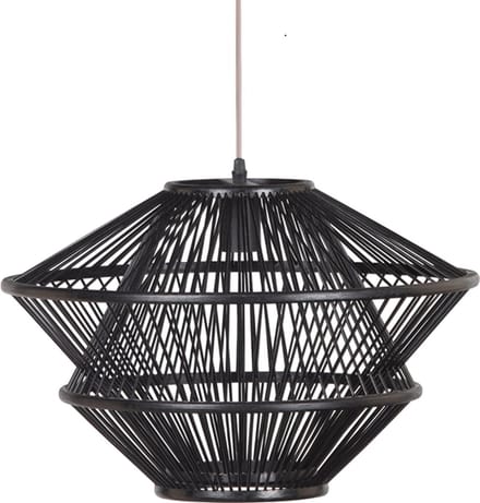 Fine Asianliving Bamboe Hanglamp Zwart D46xH31cm Ocean