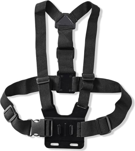 Nedis Action Cam Mount - Borstband - Zwart
