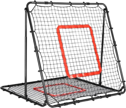 Rebounder Voetbal - Voetbaldoel - Bouncer Spullen -Zwart