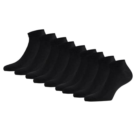 Morethansocks - Bamboe sneakersokken basic - 9-Pack - Naadloze sokken - Bamboe sneakersokken dames - Bamboe sokken heren
