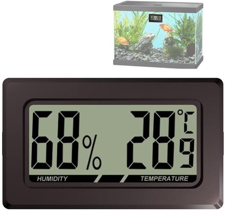 Digitale LCD-thermometer en hygrometer voor nauwkeurige temperatuur- en vochtigheidsmeting
