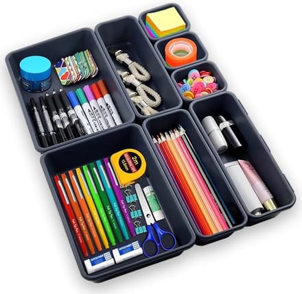 8-delige Lade Organizer Set - Opbergdozen voor Kantoor en Badkamer