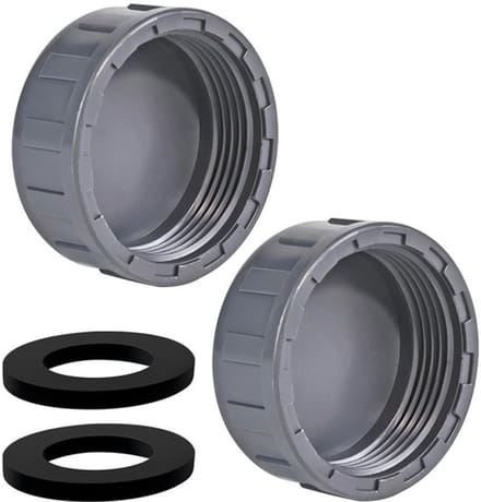 Allecto - 50mm Buiten Eindkappen - Pvc Pipe Stopper - Duurzaam en
