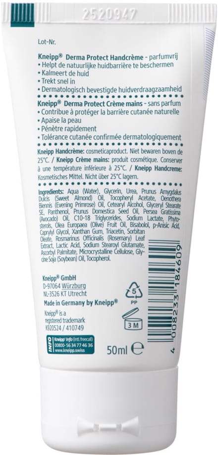 Kneipp Handcrème Derma Protect - 50 ml