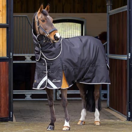 Outdoor paardendeken met halsbedekking Highlander Plus 200g