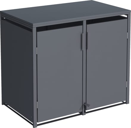 TuinChamp Container berging staal Holten voetpedaal 2 containers - Kliko ombouw