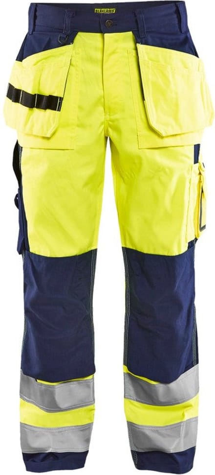 Blaklader Werkbroek High Vis 1533-1860 - High Vis Geel/Marineblauw - C152