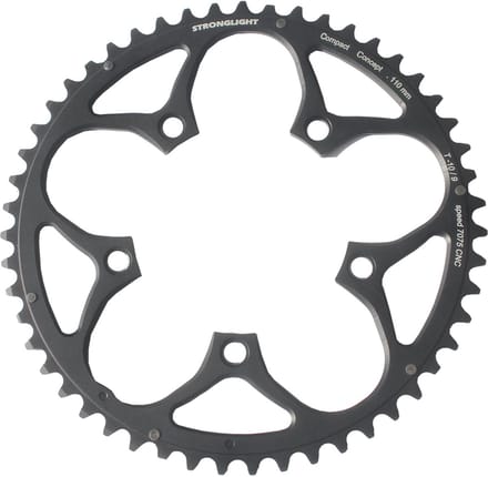 Stronglight kettingblad S Race Zircal (steek 110mm) 50T 9/10v zwart