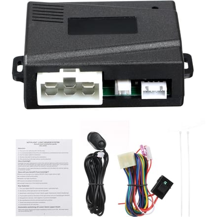 Auto Auto Licht Sensor Systeem Regelt Automatisch de Verlichting AAN/UIT door Lichtsensor voor 12V Auto black