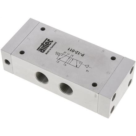 5/2 G1/2'' Luchtgestuurd Ventiel ATEX 0-10bar/0-140psi Airtec