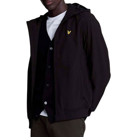 Sweater Lyle &amp; Scott JK2110V FLEECE BACK SOFTSHELL-Z865 JET BLACK