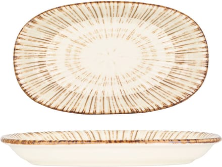 By Bone Serveerschaal - Legna - Porselein - 19x11 cm - set van 2