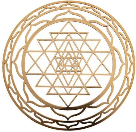 Shri Yantra van messing 15 cm