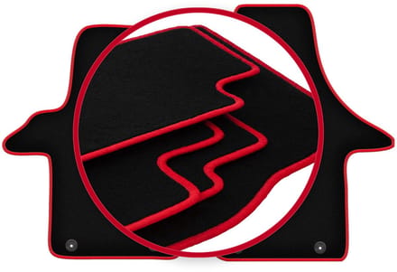 CARLUX-RED automatten voor: Volkswagen Transporter T6 bestelbus (2015-)