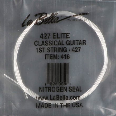 La Bella L-416 E-1 snaar, clear nylon
