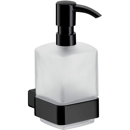 Emco Loft black liquid soap dispenser wall model 052113301
