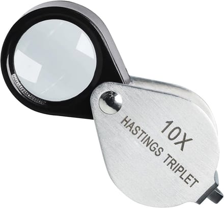 Loup 10x Vergroting met Heldere Glas voor Edelstenen, Sieraden en Horloges
