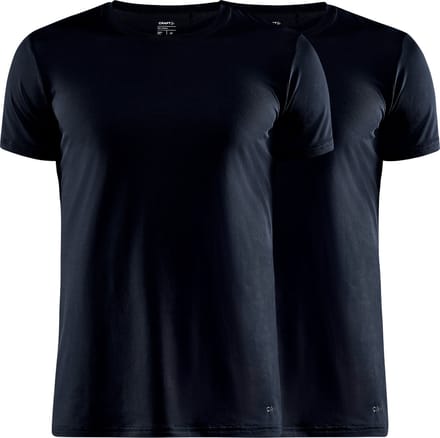 CRAFT CORE DRY TEE MULTI 2-PACK M Heren Thermoshirt - Zwart