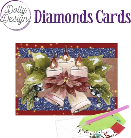 Diamond Painting Dotty Design Diamonds Cards | Christmas Piece