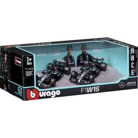 Bburago F1 Mercedes AMG W15E ´24 2er-Set 1:43 Auto