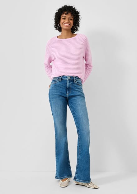 Q/S designed by - Dames pull - Maat XS - Vrouwen - Roze - polyester