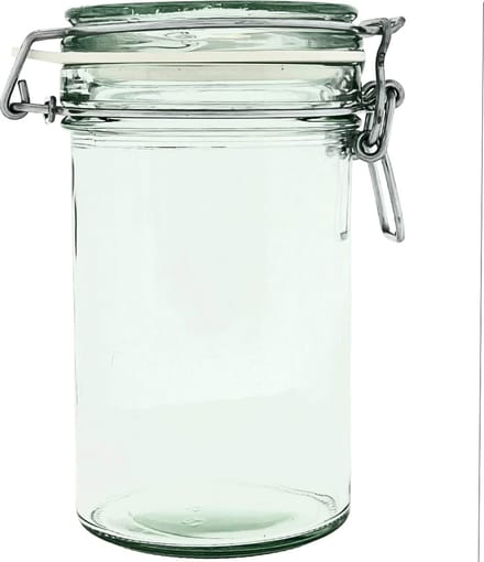 Weckpot voorraadpot beugelpot met degelijke klemsluiting - 500ml - Glas - 15 Stuks