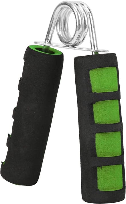 Handtrainer-Hand spier trainer set van 2- groen- eenheidsmaat-grip krachttrainer- siliconen ringen