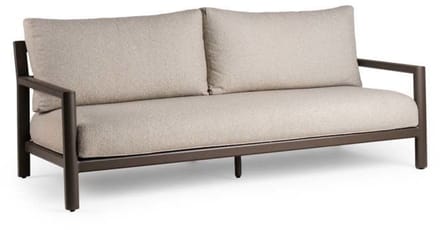 Tierra outdoor - Oasis 3-zits lounge bank chocolat