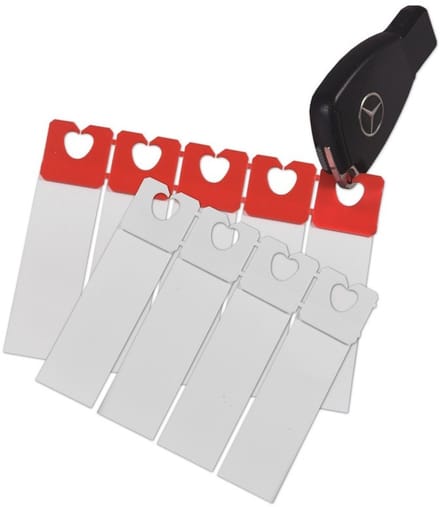 Easy-Clip Sleutellabels - Wit - 1000 stuks