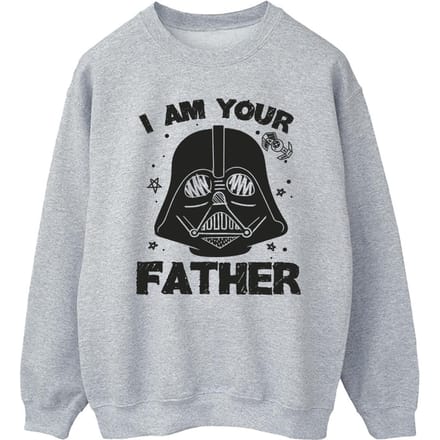 Star Wars Heren I Am Your Father Sweatshirt (Sportgrijs)