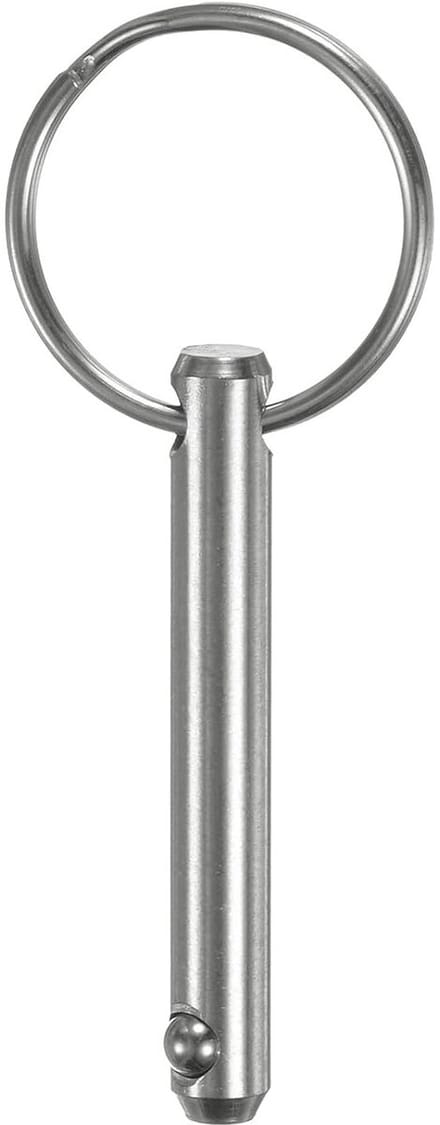 Quick Release Pins 6 mm Diameter en 32 mm Lengte voor Bimini Constructie en Boten - RVS 304, Duurzaam en Betrouwbaar