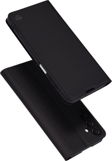 Hoesje geschikt voor Samsung Galaxy A16 - Techsuit Magskin Book Wallet Case - Zwart