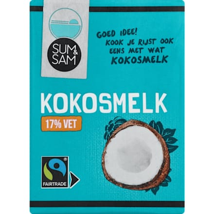 Kokosmelk 17% vet