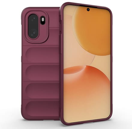 MobyDefend Hoesje - Geschikt voor OnePlus 15R - TPU Gripcase - Donkerpaars