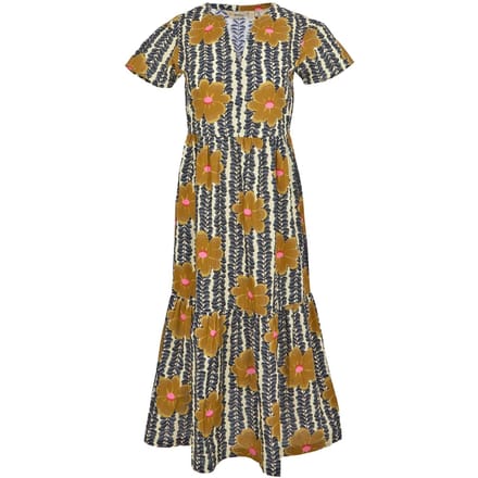 Regatta Dames/Dames Orla Kiely Lotus tierende midi-jurk (Geel)